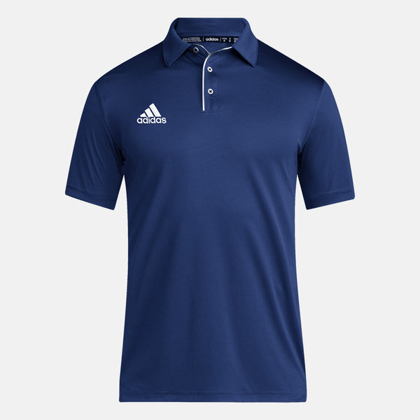 Front view of the Men's Adidas Coach Short Sleeve Polo.