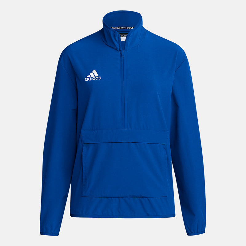 Front view of the Adidas Men's Coach Long Sleeve 1/4 Zip.