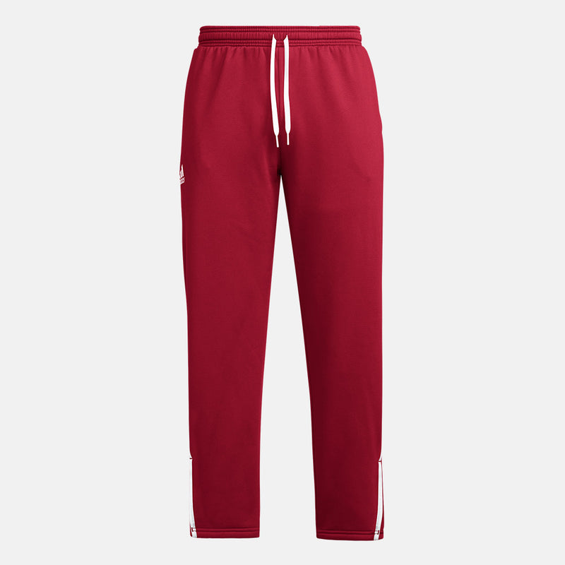 Front view of the Men's Adidas Sideline ATHL Full Zip Knit Pants.