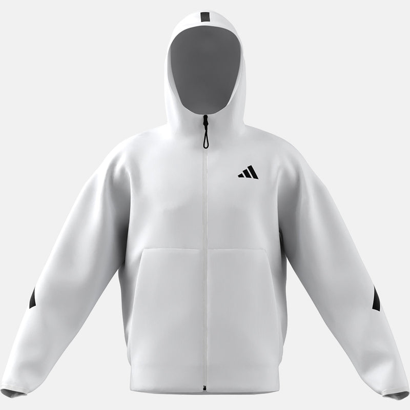 Front view of the Adidas Men's Z.N.E Hooded Sweatshirt.