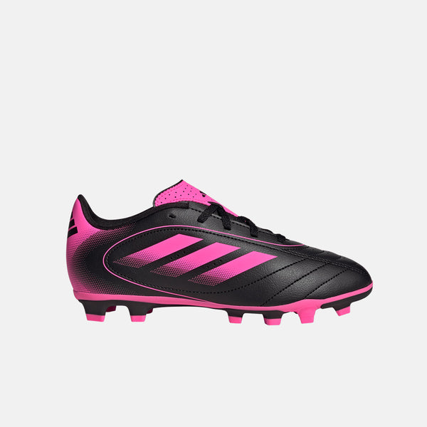 Kids' Goletto IX Firm/Multi-Ground Soccer Cleats, Black/Lucid Pink