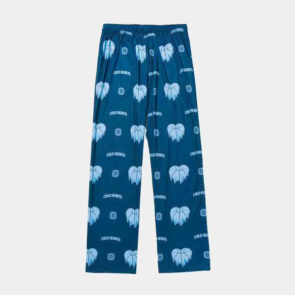 Rear view of the Overtime Cold Hearts Pajama Pants.
