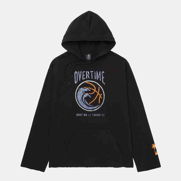 Front view of the Overtime Ride the Wave Hoodie.