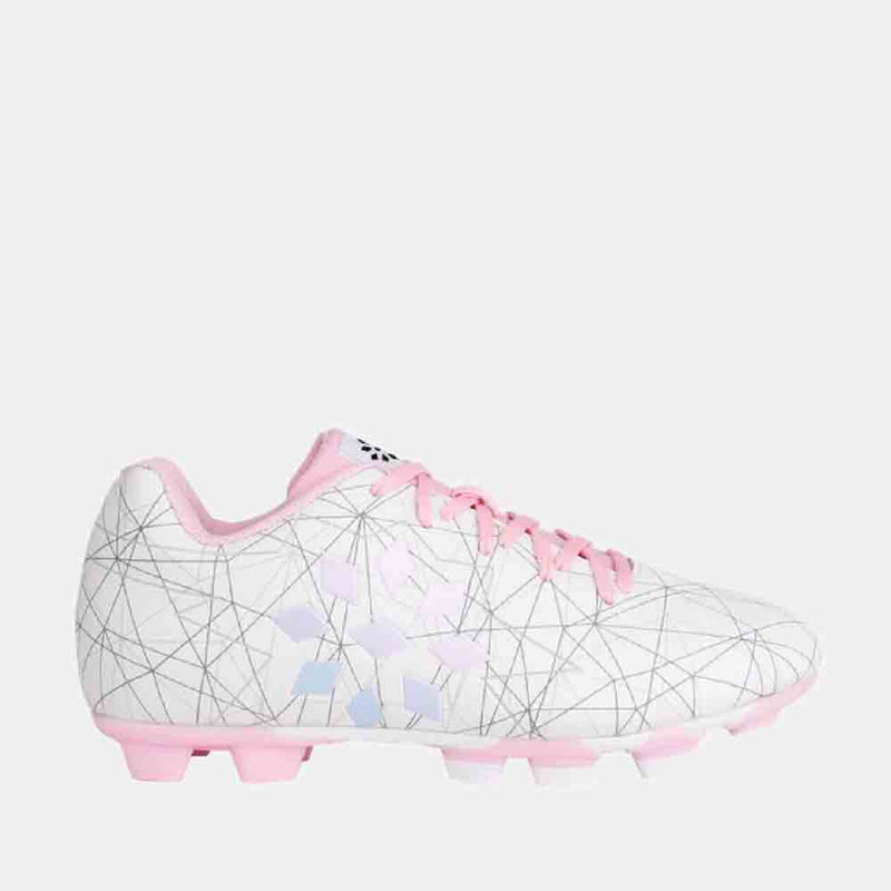 RIP IT Girls Soccer Cleats White Pink Glo 11K