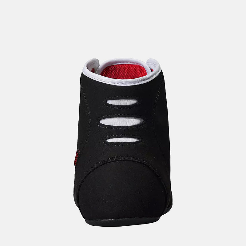 Rear view of the Rudis International Wrestling Shoes.