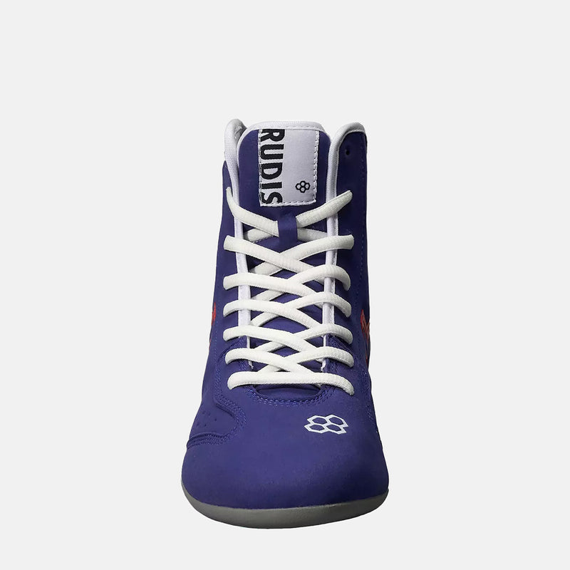 Front view of the Rudis International Wrestling Shoes.