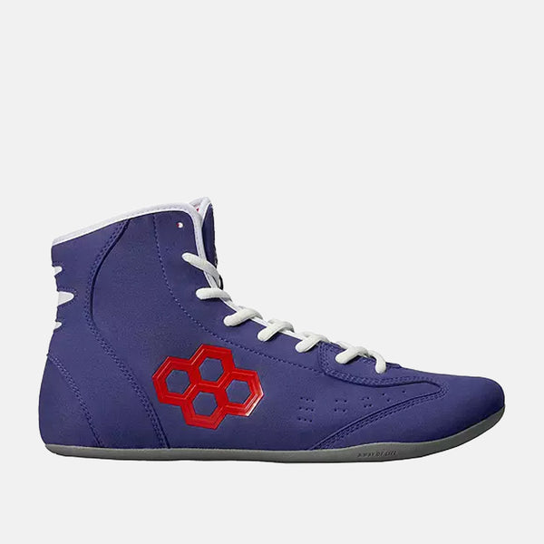 Side view of the Rudis International Wrestling Shoes.