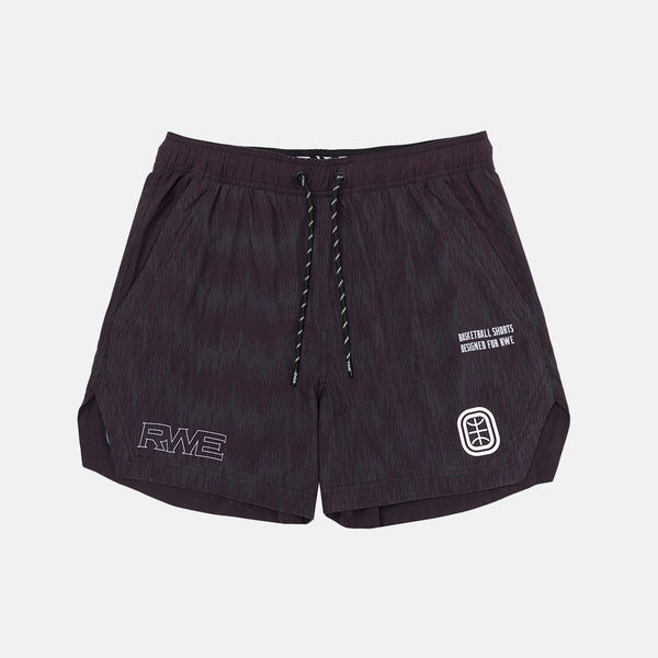 Front view of the Overtime RWE Wave Shorts.