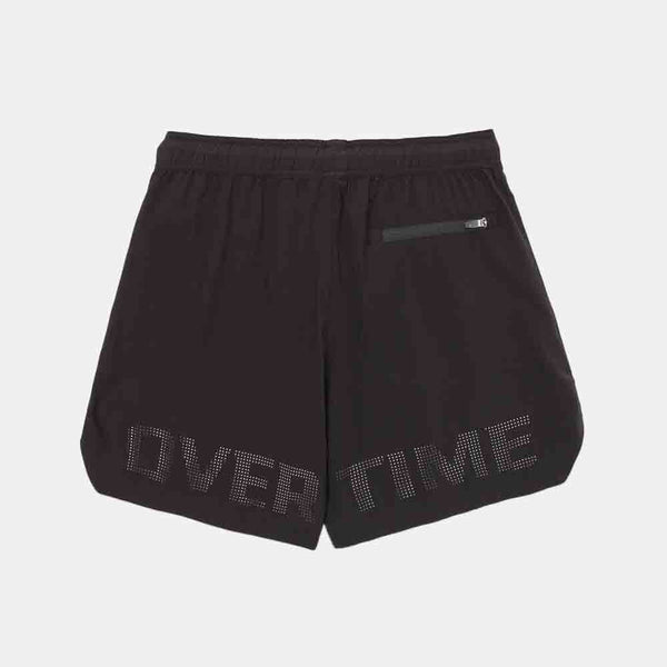 Rear view of the Overtime Melo Performance Shorts.