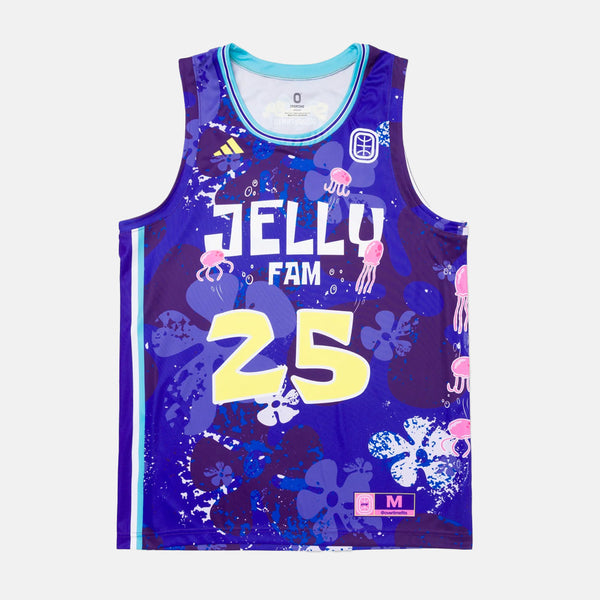 Front view of the Overtime Spongebob Replica Jersey.