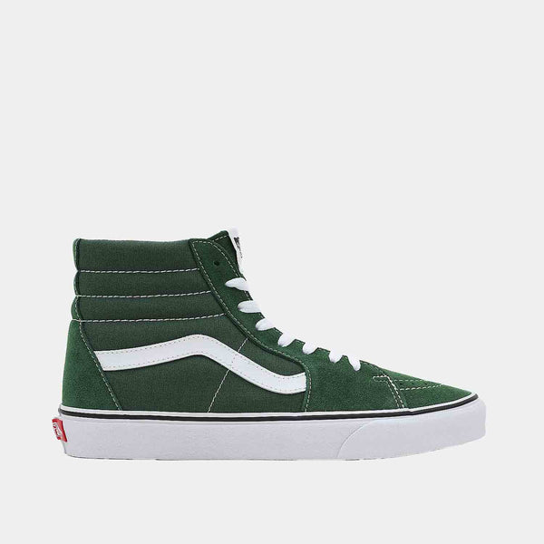 Side view of the Vans 'Color Theory Greener Pastures' Classics Sk8-Hi Shoes.