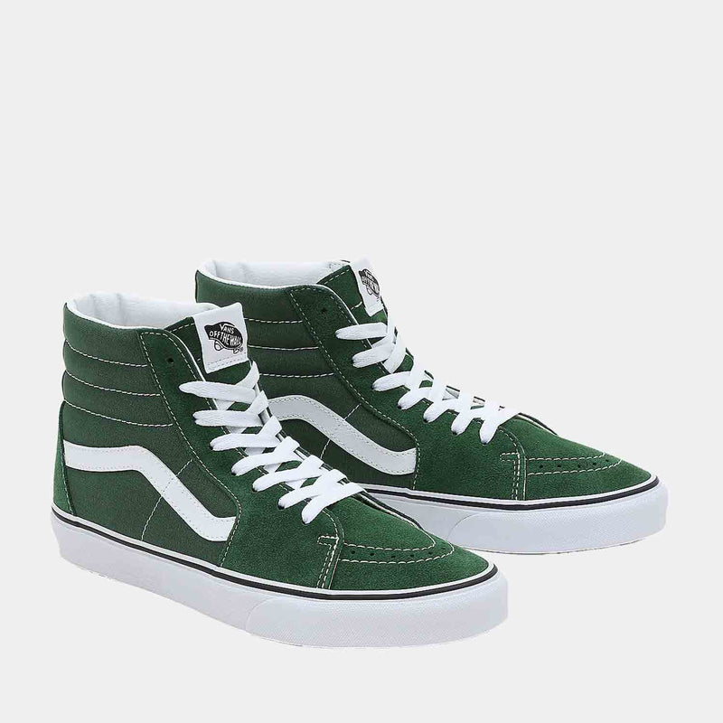 Front view of the Vans 'Color Theory Greener Pastures' Classics Sk8-Hi Shoes.