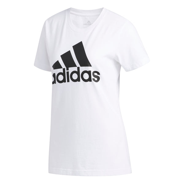 Front view of the Women's Adidas Basic Short Sleeve T-Shirt.